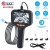 4.3in Inspection Camera with Light Articulating Borescope Endoscope Camera with 16.4FT Wire 2 Modes 3 Adjustable Brightness IP67 Waterproof for Plumbi