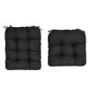 Rocking Chair Cushion 2 Pieces Back Seat Sets with Non-Slip Ties Polyester Fiber Filling 
Comfortable for Indoor Home Office Car