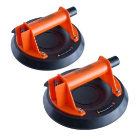 VEVOR Glass Suction Cup, 8" 2 Pack 615 lbs Load Capacity, Vacuum Suction Cup with ABS Handle and Carry Box