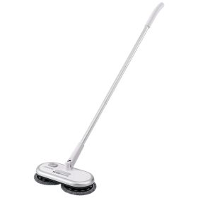VEVOR Cordless Electric Mop, Up to 70 mins Powerful Battery, Electric Spin Mop with Dual Spinning Mop Heads, 4 Microfiber Pads & 2 Floor Scrubber