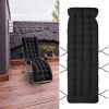 71x22in Chaise Lounger Cushion Recliner Rocking Chair Sofa Mat Deck Chair Cushion