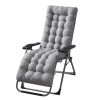 71x22in Chaise Lounger Cushion Recliner Rocking Chair Sofa Mat Deck Chair Cushion