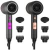 1800W Hair Dryer Portable Compact Hair Blow Dryer with Cool/Warm/Hot Wind with Diffuser Concentrator/Comb Nozzle ALCI Plug Overheat Protection for Wom