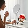 30X Magnifying Mirror With Light 3 Colors Dimmable Brightness Included Tweezer Scissor 
Travel Magnifying Makeup Mirror with Suction Cup 360° Adjusta