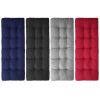 Bench Seat Cushion For Indoor Outdoor Furniture Non Slip Long Chair Cushion with Ties Strap Swing Cushion 51.18x19.68IN For Garden Patio Balcony Entry