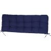 Bench Seat Cushion For Indoor Outdoor Furniture Non Slip Long Chair Cushion with Ties Strap  Swing Cushion 51.18x19.68IN For Garden Patio Balcony Entr