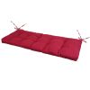 Bench Seat Cushion For Indoor Outdoor Furniture Non Slip Long Chair Cushion with Ties Strap Swing Cushion 51.18x19.68IN For Garden Patio Balcony Entry