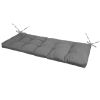 Bench Seat Cushion For Indoor Outdoor Furniture Non Slip Long Chair Cushion with Ties Strap Swing Cushion 51.18x19.68IN For Garden Patio Balcony Entry