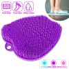 Shower Foot Scrubber Foot Massager Exfoliation Cleaner Mat Improve Foot Circulation Scrubber Foot Pain Relief Mat w/ Anti-slip Suction Cups