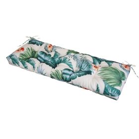 Bench Seat Cushion For Indoor Outdoor Furniture Non Slip Long Chair Cushion with Ties Strap Waterproof Swing Cushion 51.18x19.68IN For Garden Patio Ba (Option: Waterproof10Hawaii)